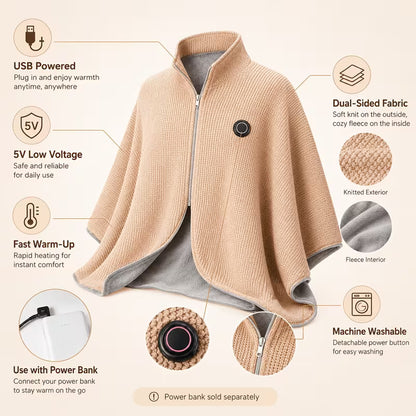 CozyDrape Heated Blanket